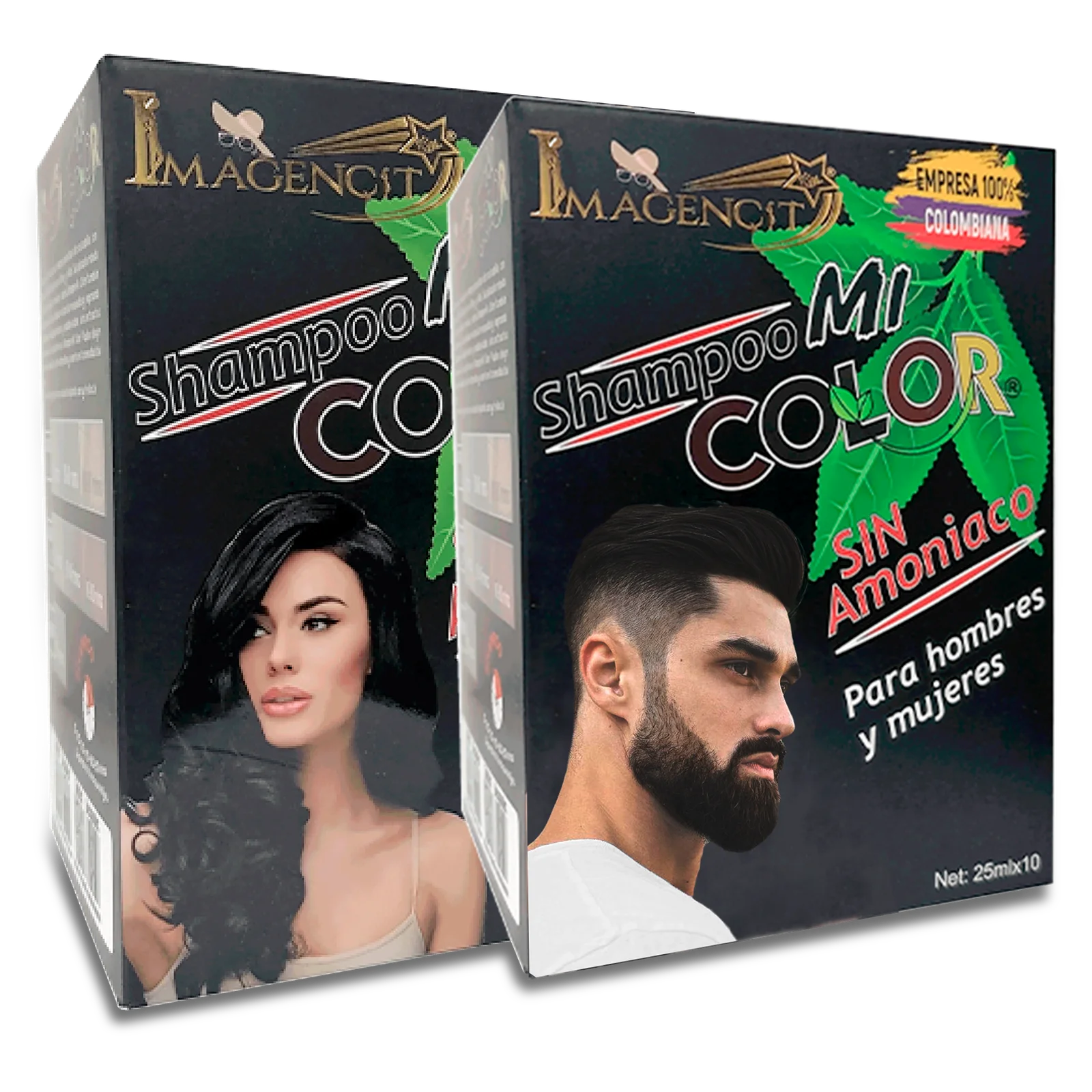 Shampoo Mi Color - Cubre Canas (Negro, Castaño o Rojizo)